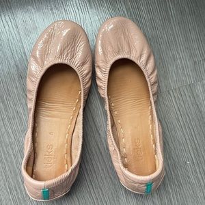 Tieks beige flats